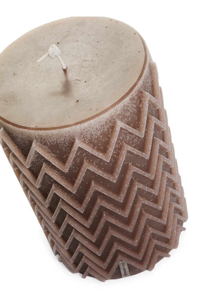 MissoniHome Zigzag Chevron Pillar Candle, Alternate, color, 