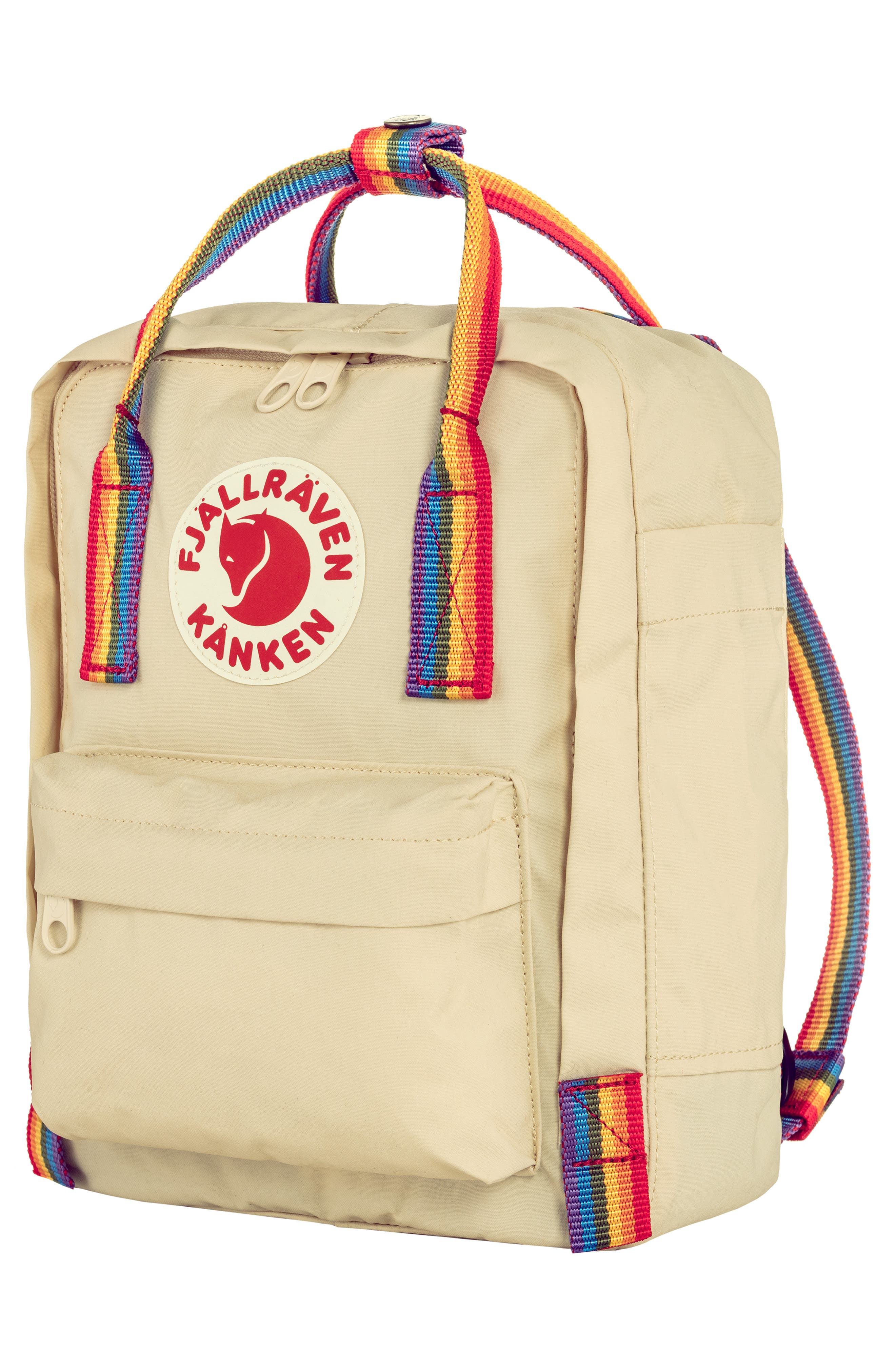 Fjällräven Mini Kånken Rainbow Water Resistant 13-Inch Laptop Backpack, Alternate, color, 