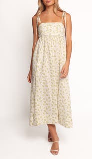 Petal & Pup Ashtyn Pleated Bodice Maxi Sundress