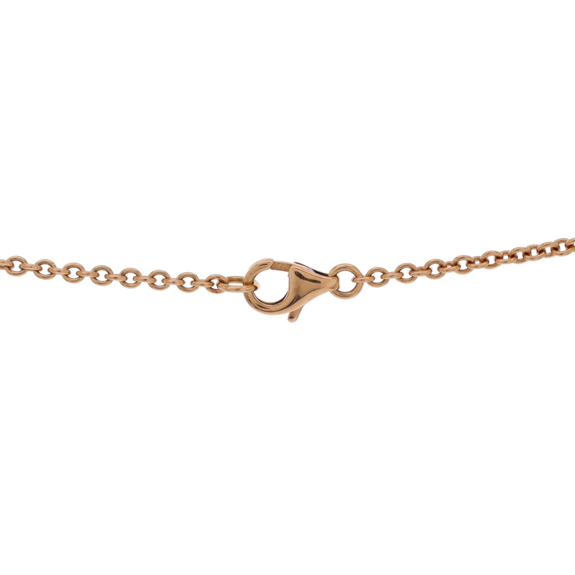 Love Interlocking Necklace 18K Rose Gold, Alternate, color, Metallic Gold