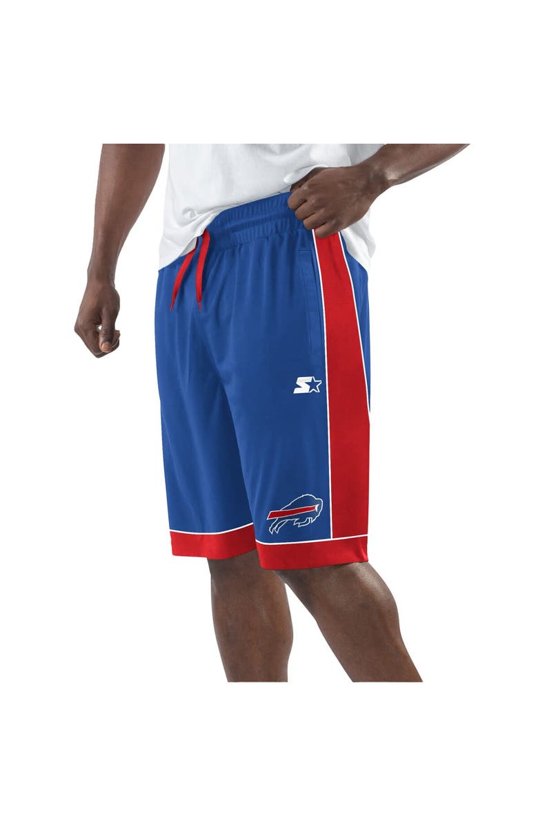 STARTER Men's Starter Royal/Red Buffalo Bills Fan Favorite Fashion Shorts, Alternate, color, 