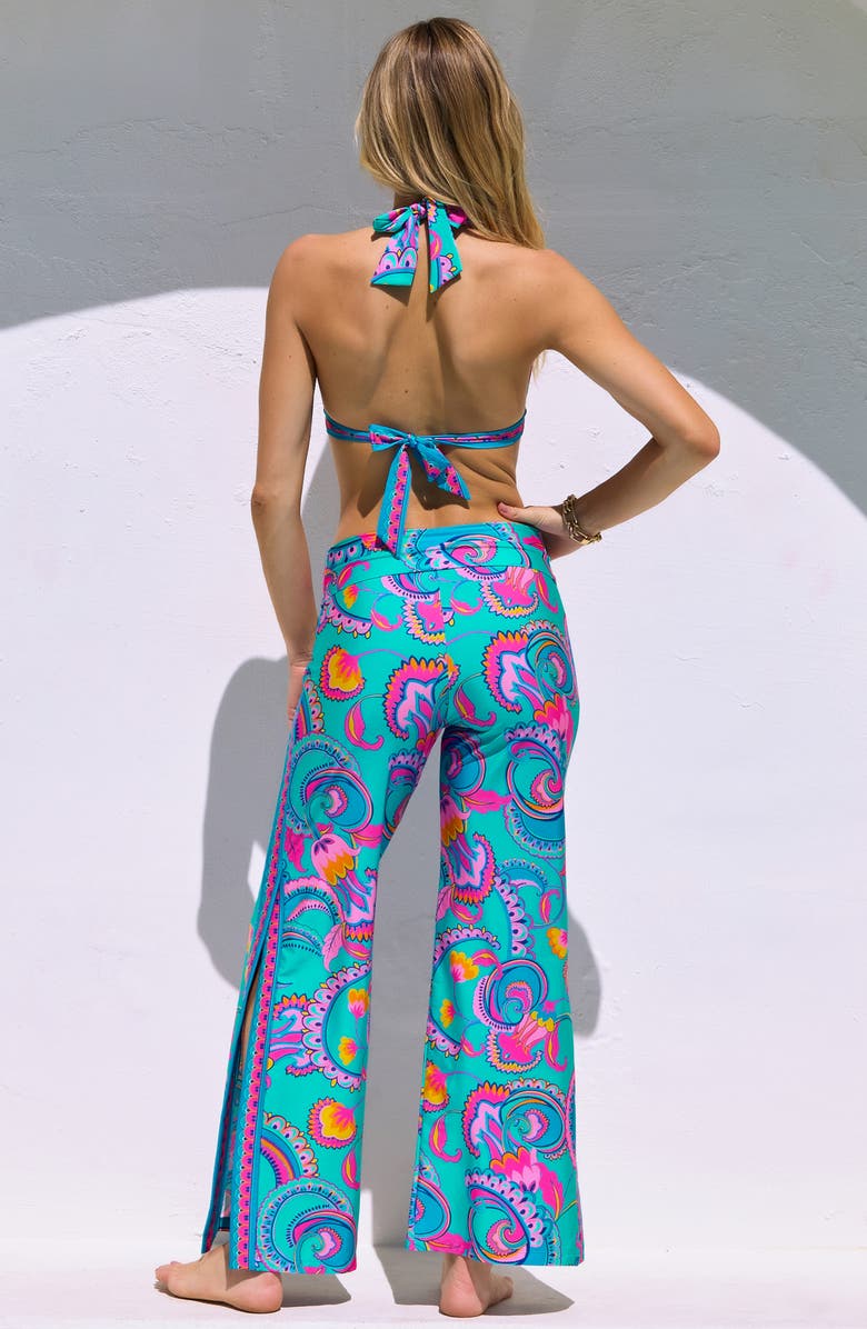 Trina Turk Mykonos Cover-Up Pants, Alternate, color, Pink Multi