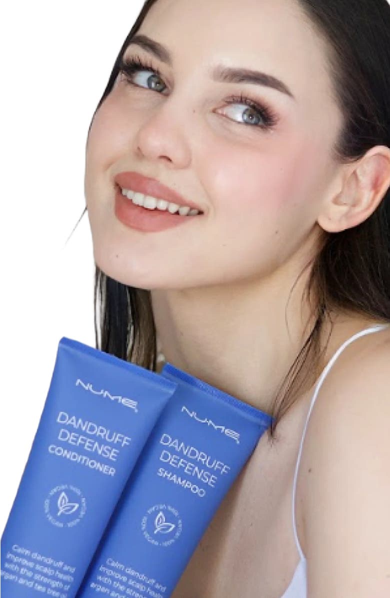 NUME Dandruff Duo | Vegan Flake-Fighting Shampoo & Conditioner, Alternate, color, Blue