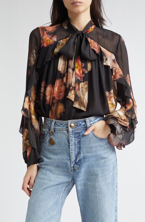 Tシャツ・カットソー ZIMMERMANN Women Tops 0677TF241 BLKRCO black Page 4 | New Arrivals | New Designer Dresses & Women's