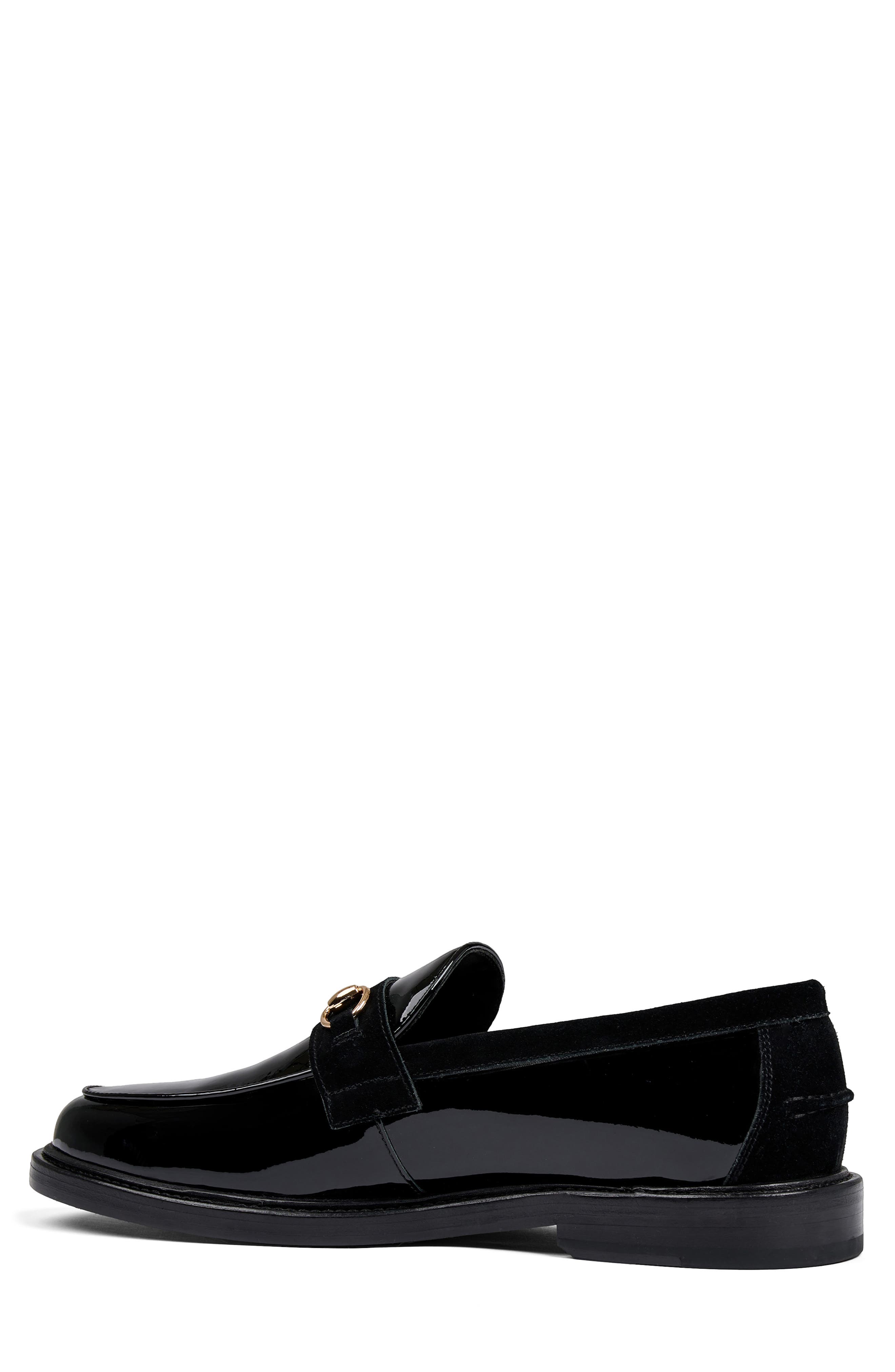 MARC NOLAN Boardwalk Bit Loafer, Alternate, color, Black Patent