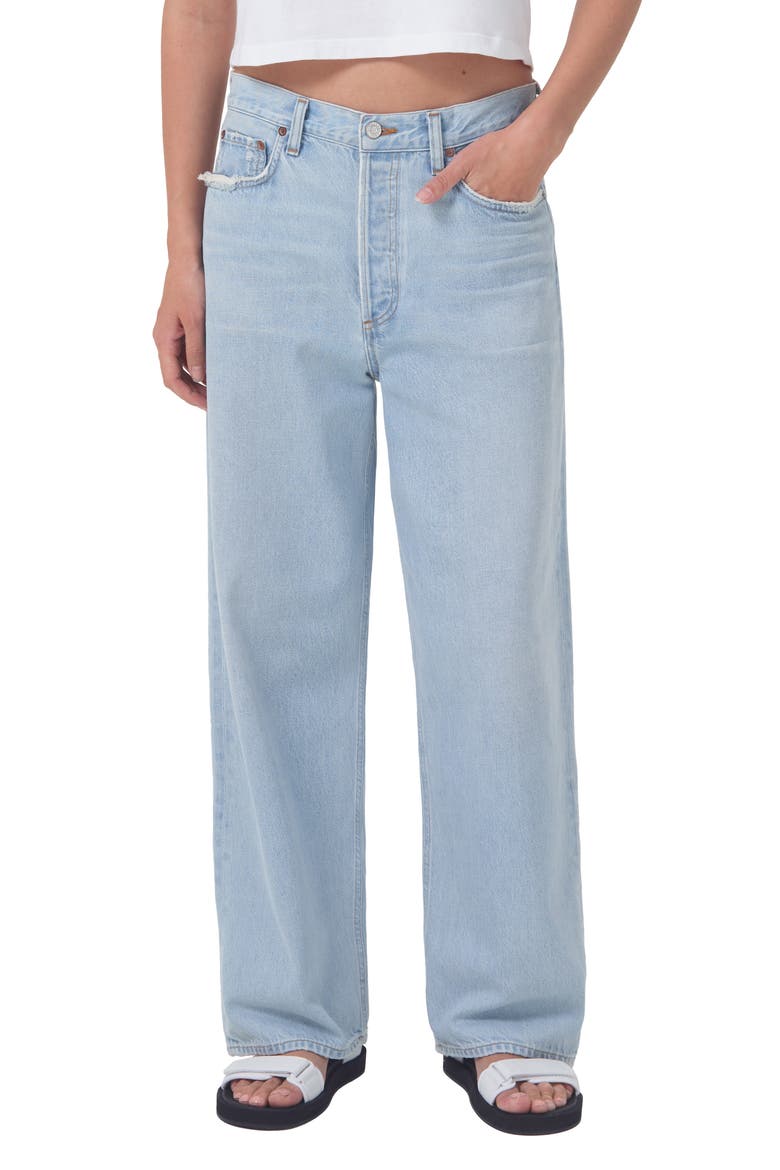 Low Slung Baggy Jeans, Main, color, SHAKE