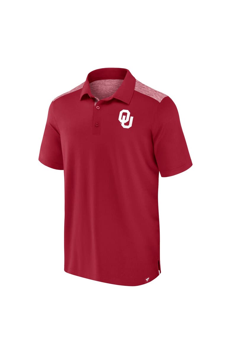 FANATICS Men's Fanatics Crimson Oklahoma Sooners Long Shot Polo, Alternate, color, Crimson