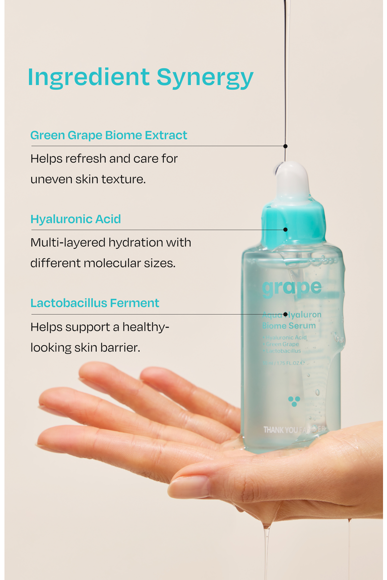 Grape Aqua Hyaluron Biome Serum, Alternate, color, No Color