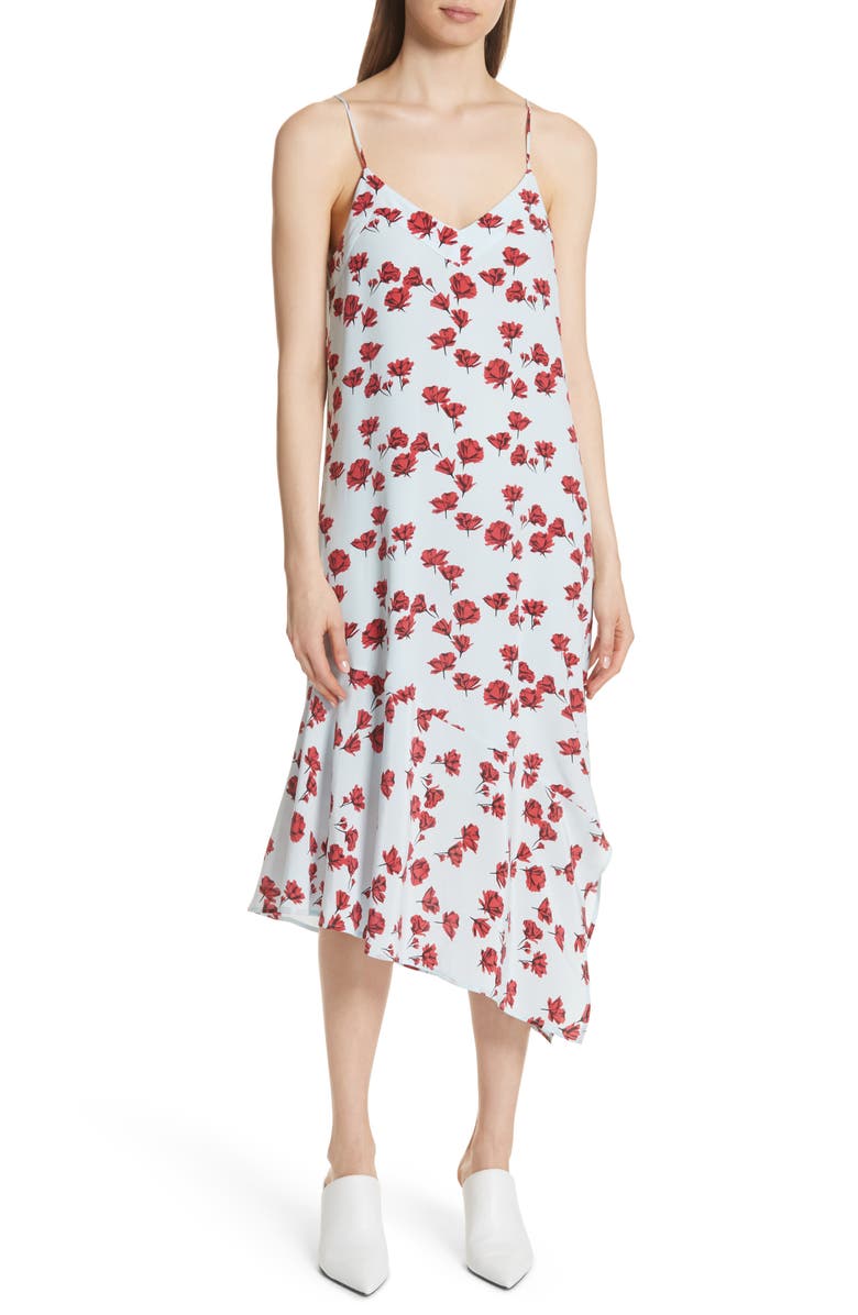 Equipment Jada Floral Print Silk Slipdress, Main, color,