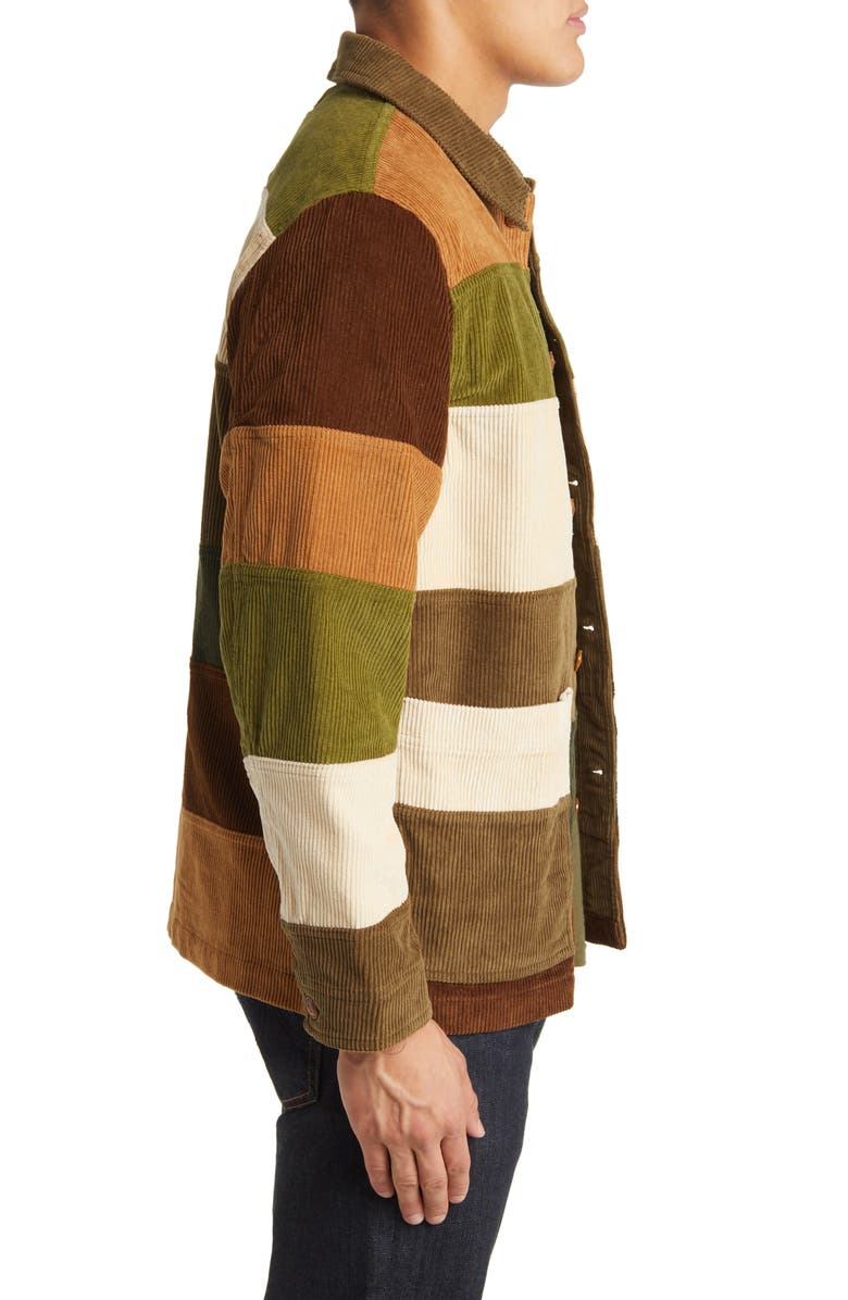 Schott NYC Patchwork Cotton Corduroy Chore Jacket, Alternate, color, 