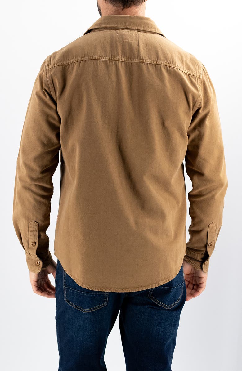 Devil-Dog Dungarees Cotton Canvas Shirt Jacket, Alternate, color, 