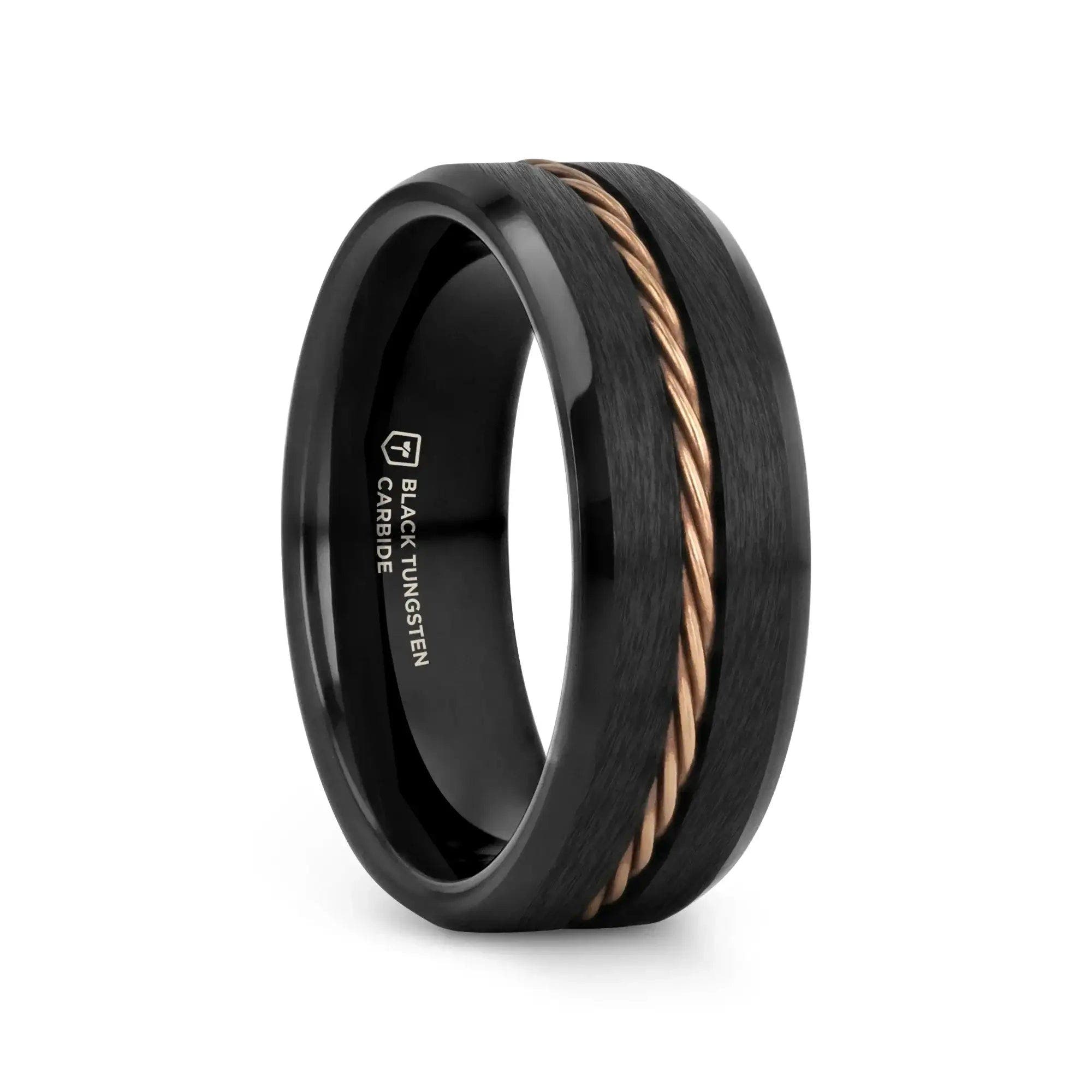 selected Black / Rose Gold 8mm