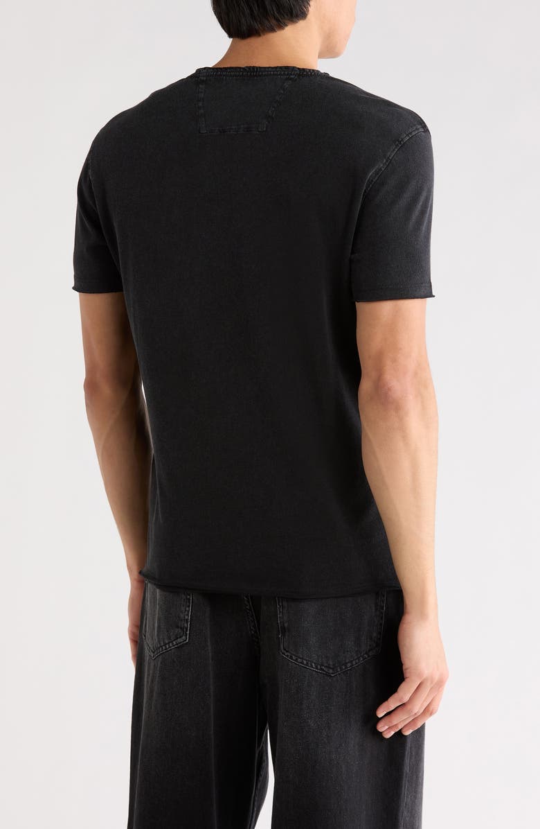 John Varvatos Bowery Skull Graphic T-Shirt, Alternate, color, Black