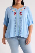Forgotten Grace Embroidered Blouse
