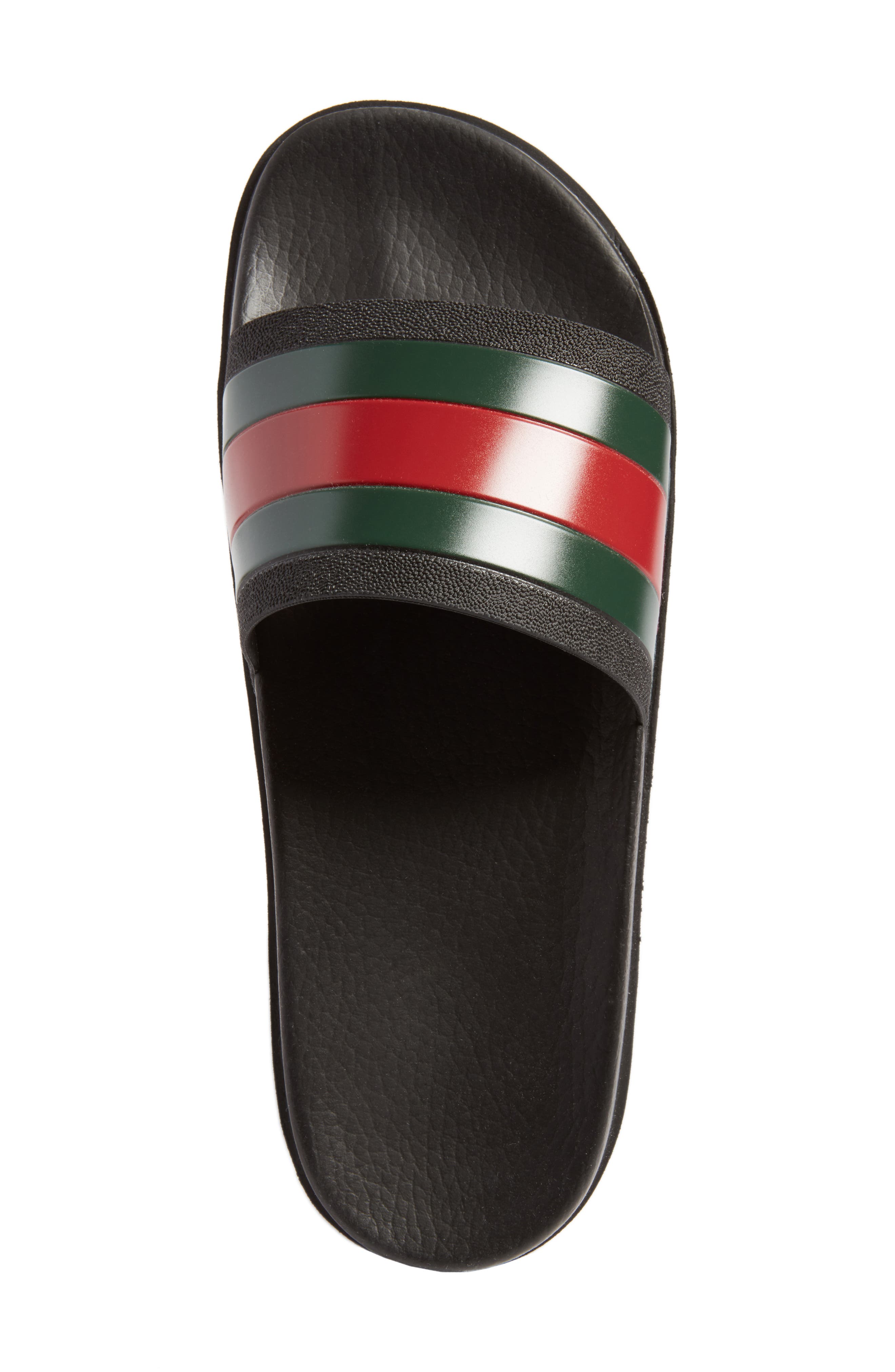 Gucci Slide Sandal, Alternate, color, Nero/Nero