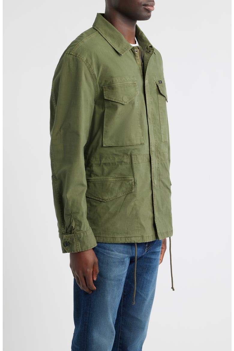 Anderson Ripstop Cotton Field Jacket, Alternate, color, SULFUR COASTAL MOSS