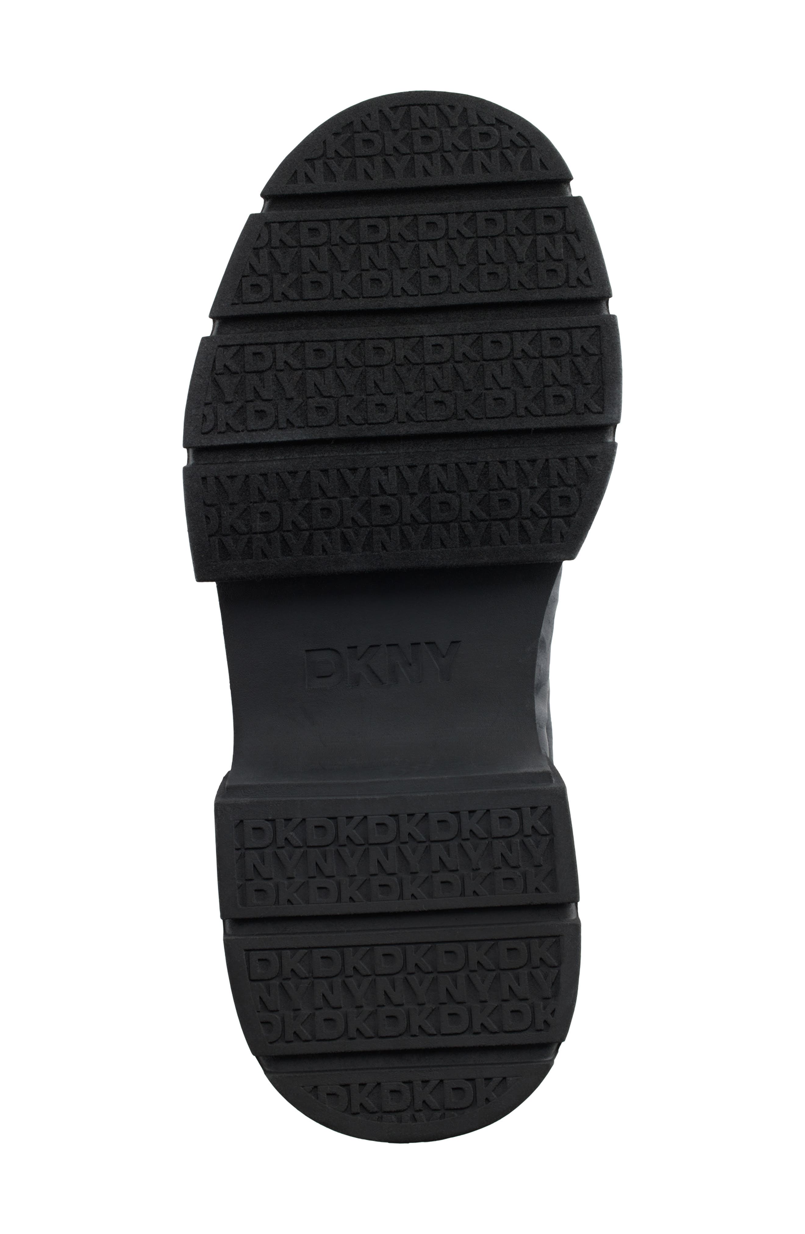 DKNY Fleming Lug Sole Bootie, Alternate, color, Black - Black