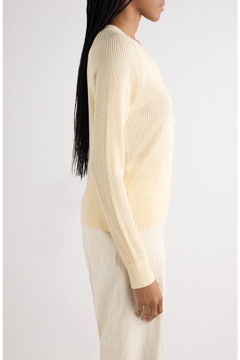 Tobinas Cotton Cardigan, Alternate, color, CREAM