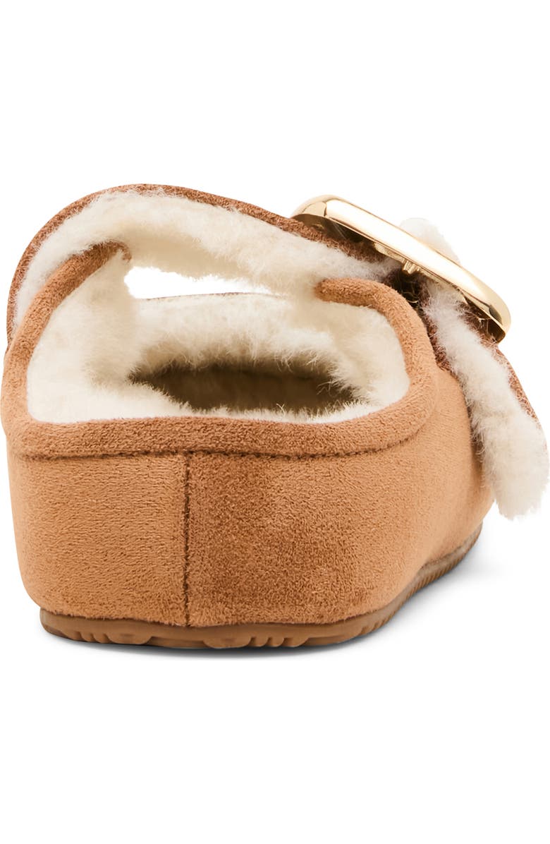 Steve Madden Kids' Cloudy Faux Shearling Mule, Alternate, color, Cognac