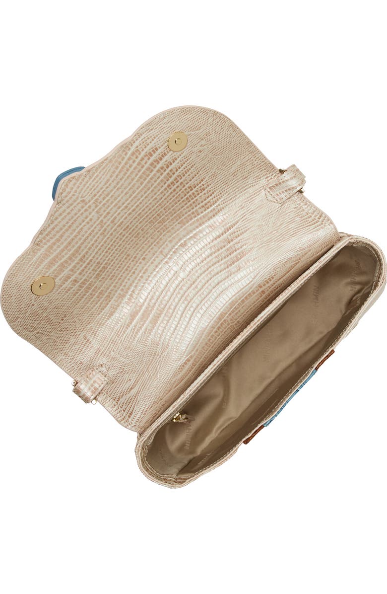 Brahmin Portia Leather Crossbody Bag, Alternate, color, Blue
