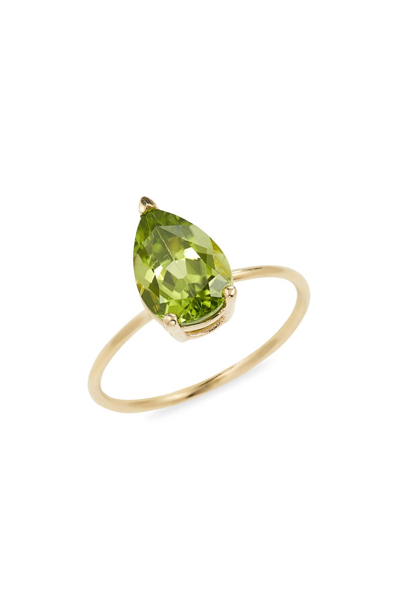 Bony Levy 14K Gold Peridot Statement Ring, Main, color,