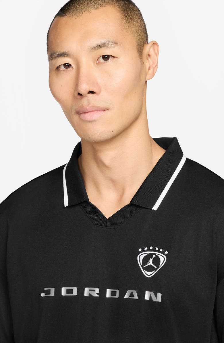 Jordan Graphic Soccer Top, Alternate, color, Black
