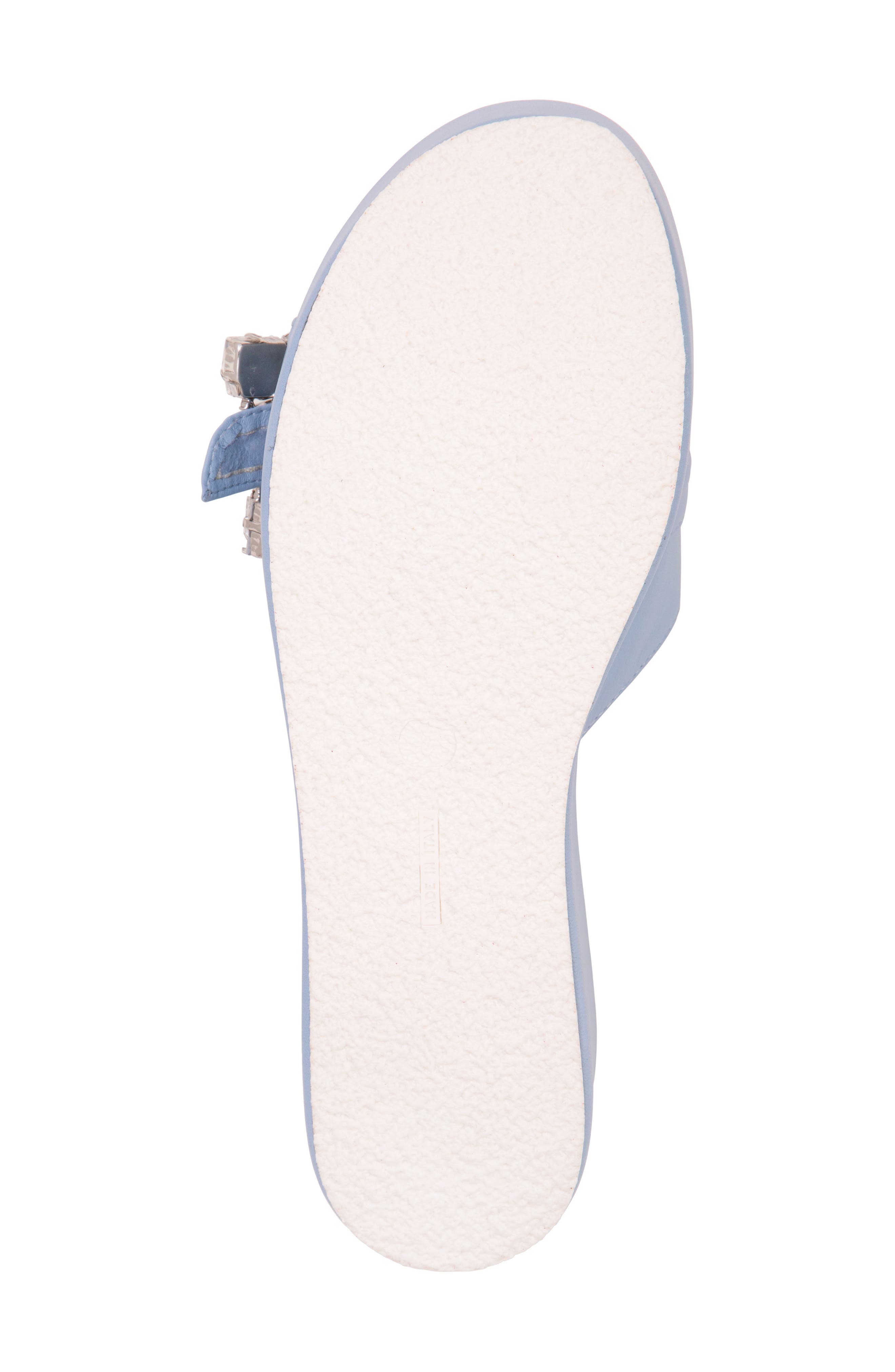 Dita Platform Slide Sandal, Alternate, color, SKY BLUE