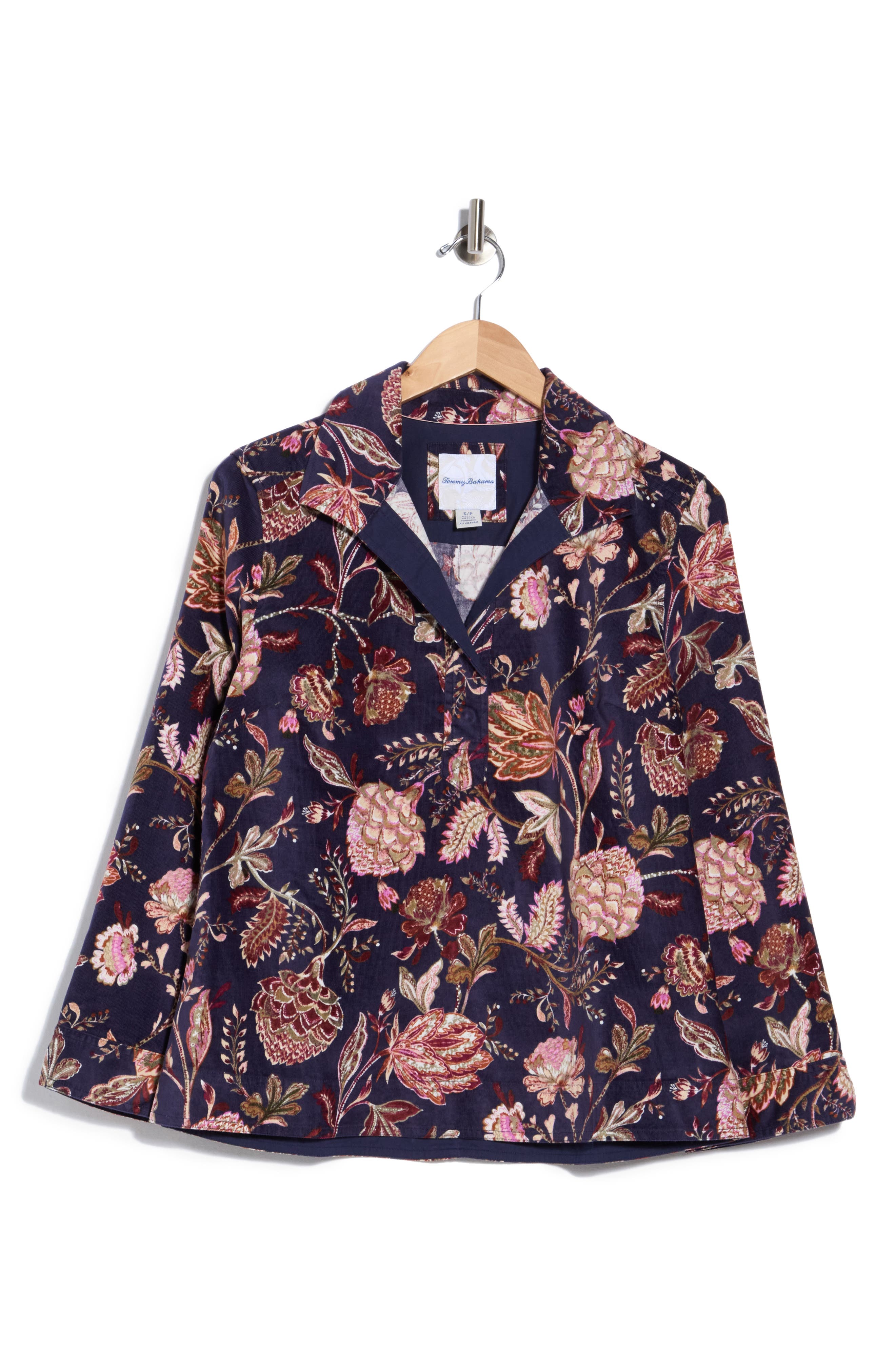 Tommy Bahama Exquisite Bloom Corduroy Top (Women) | Nordstromrack