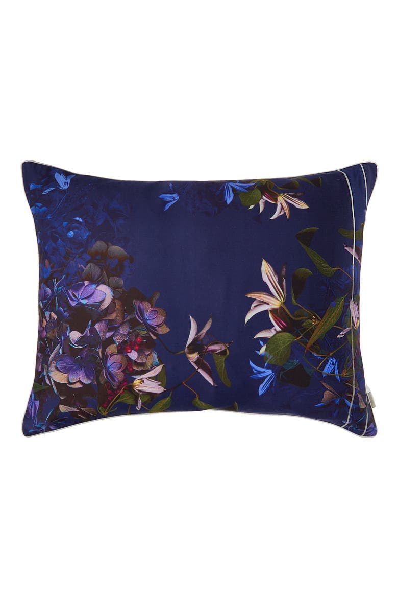 Pomegranate Duvet Cover & Sham Set, Alternate, color, NAVY