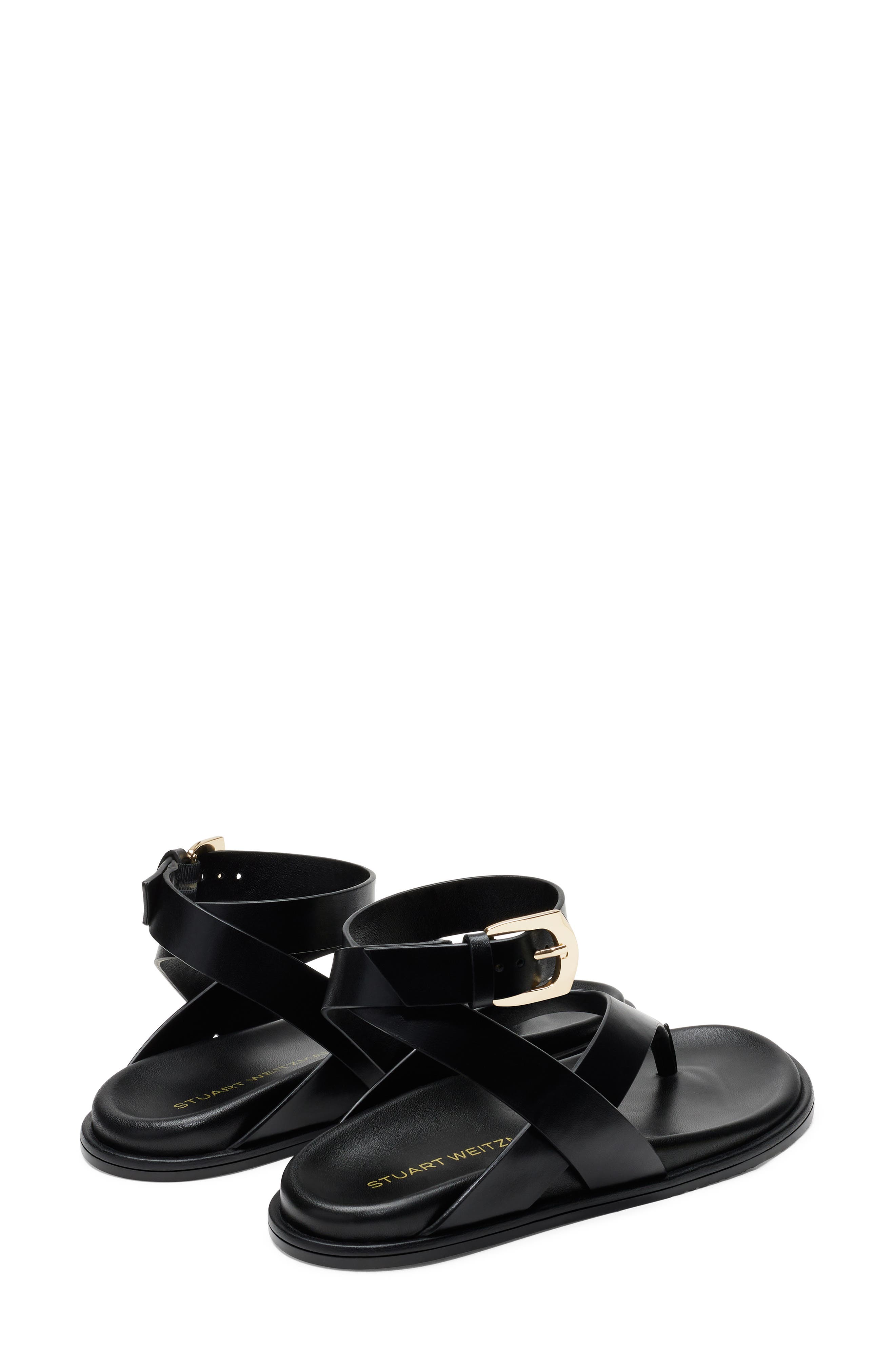 Stuart Weitzman Marykate Sandal, Alternate, color, Black