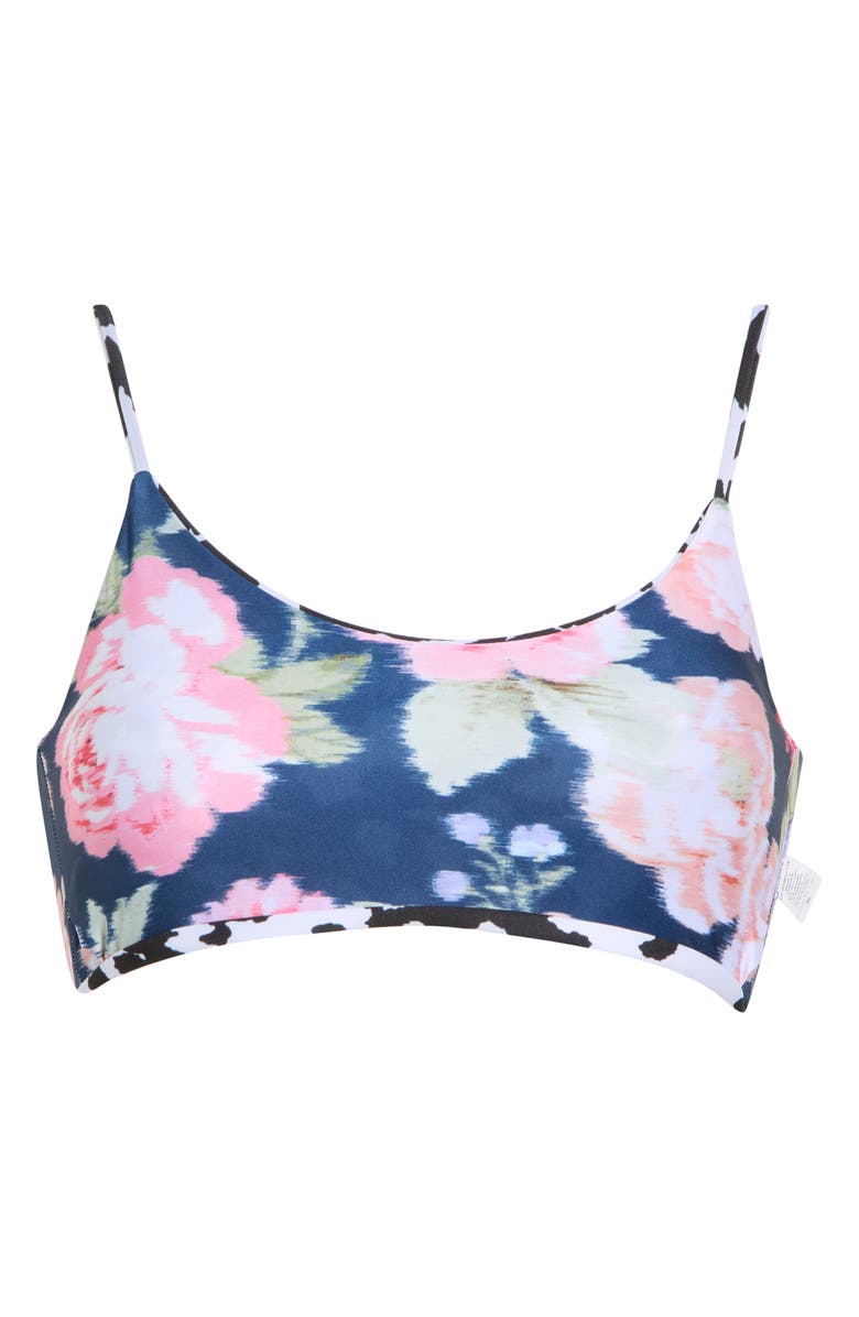 Maaji Ceci Reversible Bikini Top, Alternate, color, Black