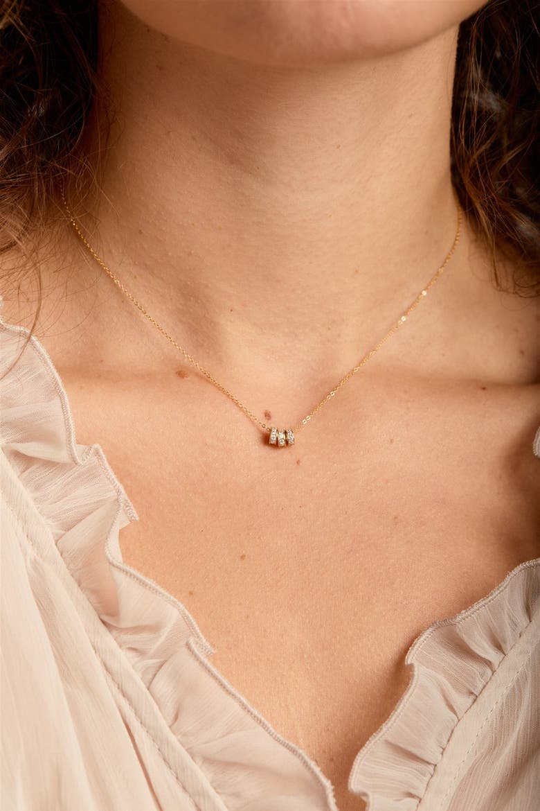 Kinsley Necklace, Alternate, color, Gold
