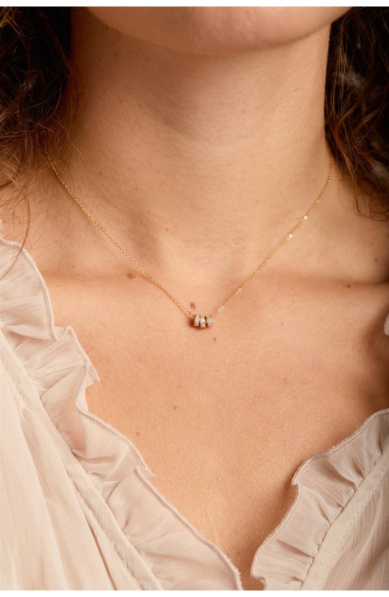 Set & Stones Kinsley Necklace, Alternate, color, Gold