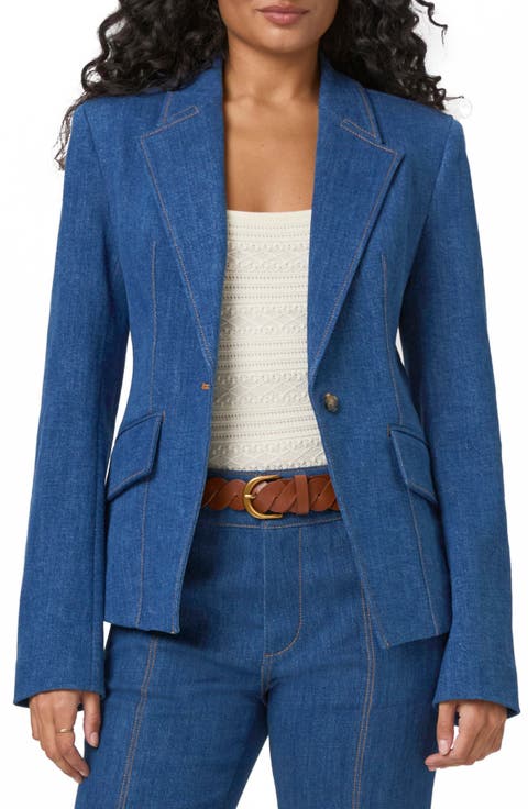 Candace Stretch Denim Blazer