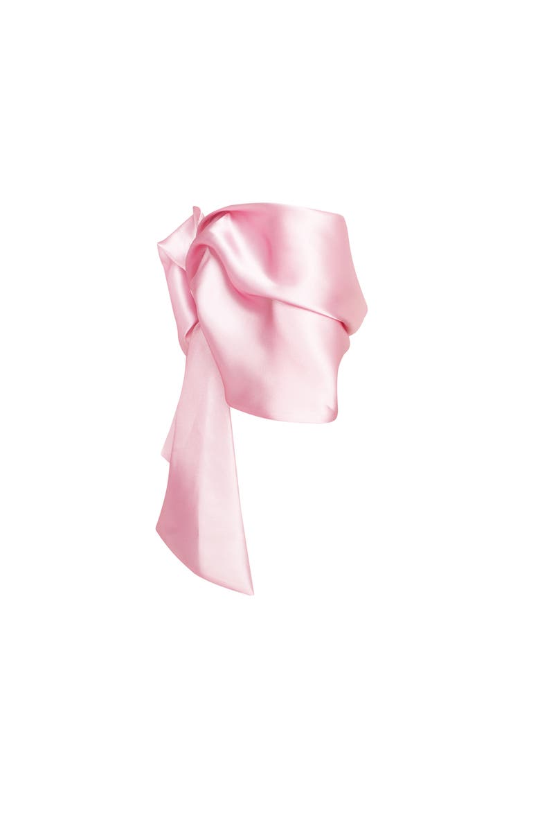 Milla Pink Organza Off-Shoulder Blouse With Meringue Flounces, Alternate, color, 