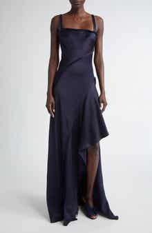 Jason Wu Collection Bias Cut Crepe Back Satin Gown