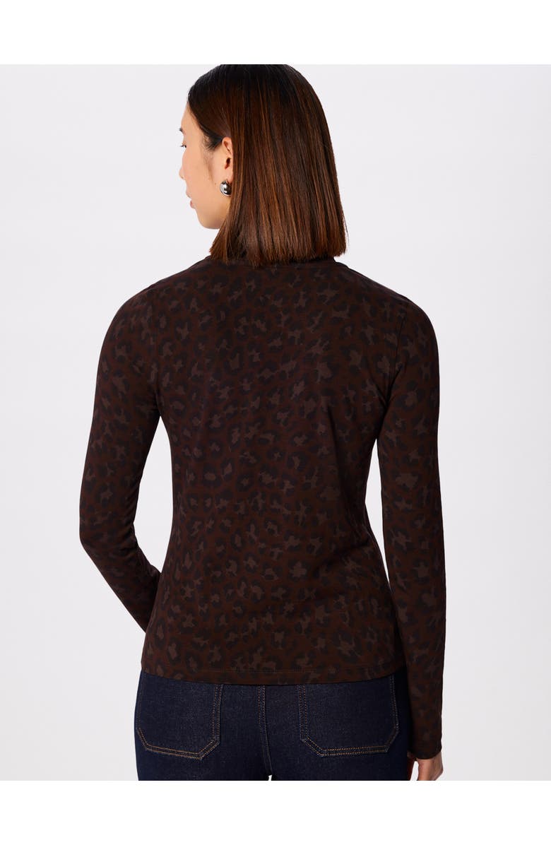 Whistles Animal Roll Neck Top, Alternate, color, Leopard Print