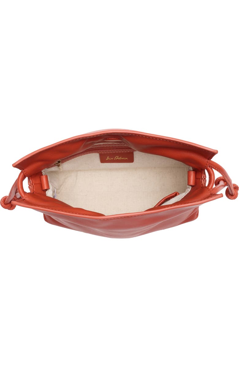 Sam Edelman Marilyn Drawstring Crossbody Bag, Alternate, color, Burnt Orange