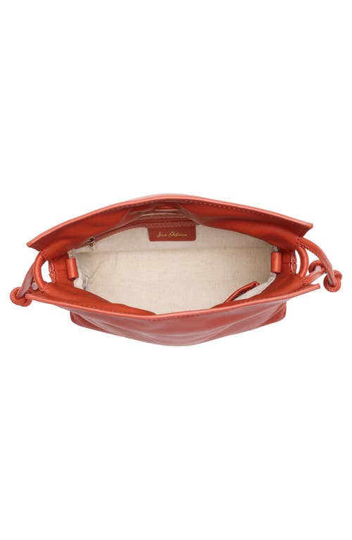 Sam Edelman Marilyn Drawstring Crossbody Bag In Orange