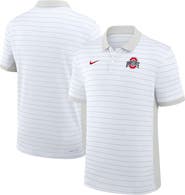 Nike Men's Nike White Ohio State Buckeyes 2025 Early Season Coaches Sideline Victory Stripe Performance Polo
