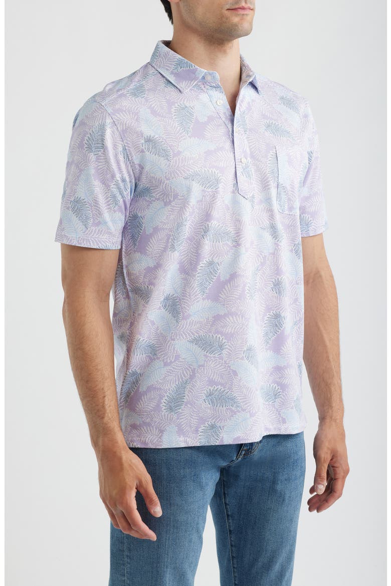 San Lucio Frond Fall IslandZone® Pocket Polo, Alternate, color, PAISLEY PURPLE