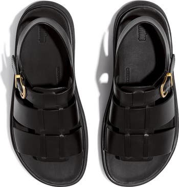 Fitflop Gen-FF Fisherman サンダル Women's Gen-Ff Leather Back-Strap-Sandals | FitFlop US