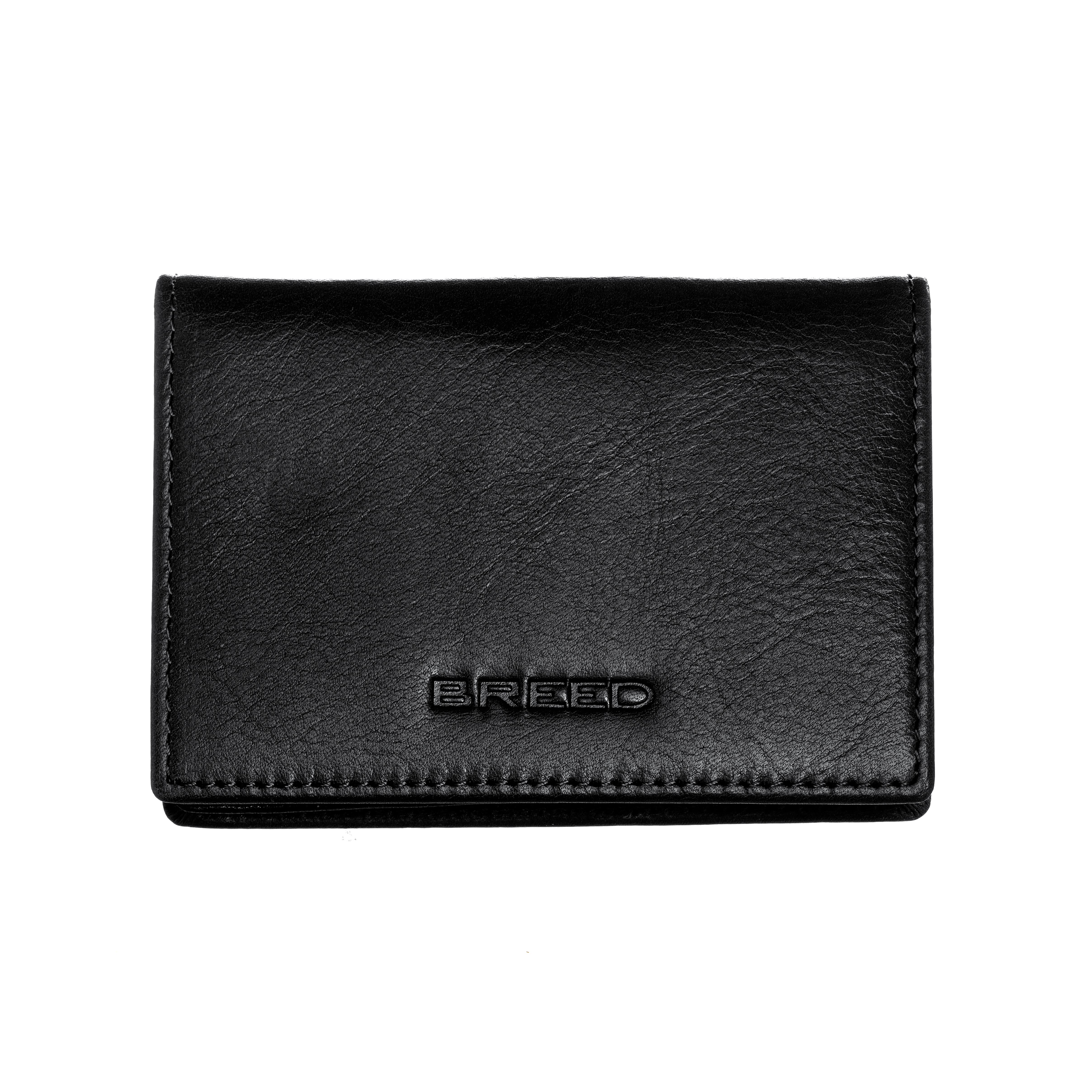 BREED Porter Bi Fold Wallet in Black 