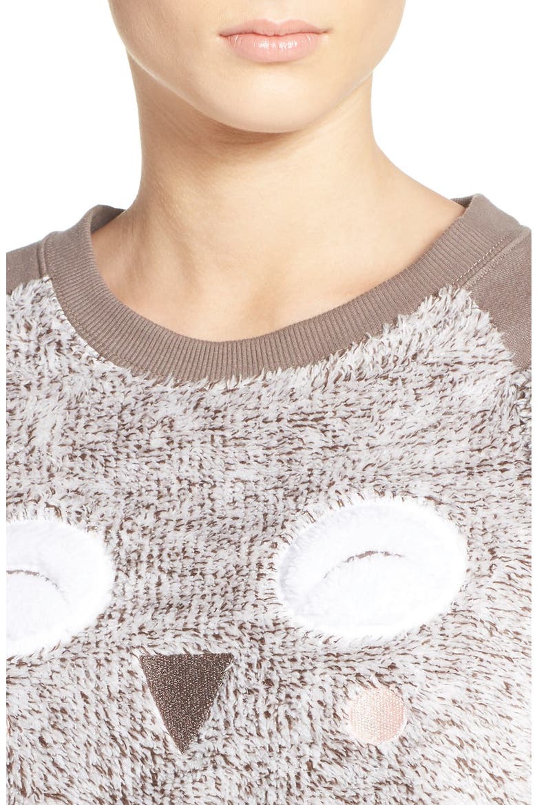 'Cuddle Buddies' Terry Pajamas, Alternate, color, TAUPE