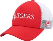 adidas Men's adidas Scarlet/White Rutgers Scarlet Knights Foam Trucker Snapback Hat