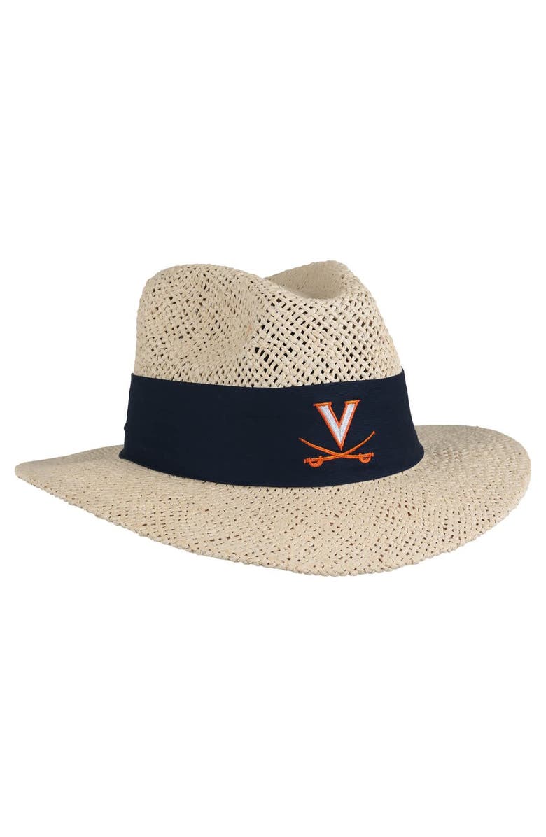 AHEAD Men's Ahead Tan Virginia Cavaliers Wellington Gambler Hat, Alternate, color, Tan