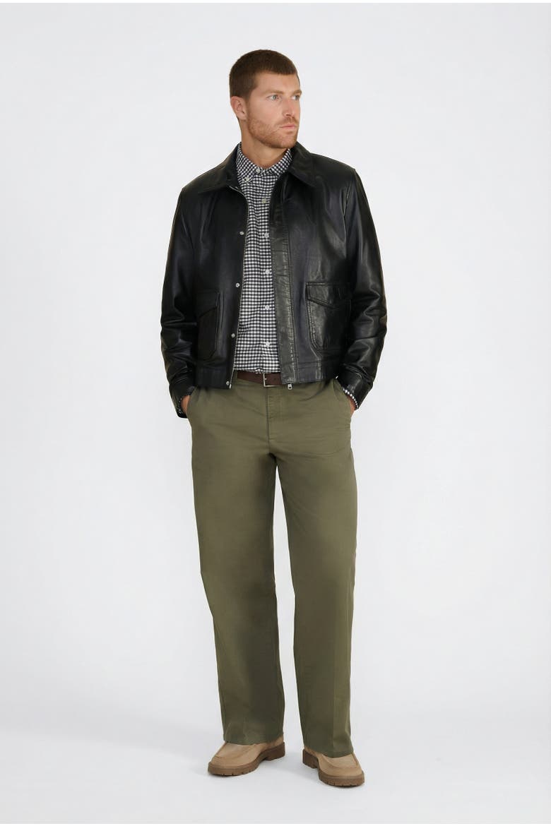Maddox Leather Jacket, Alternate, color, Black