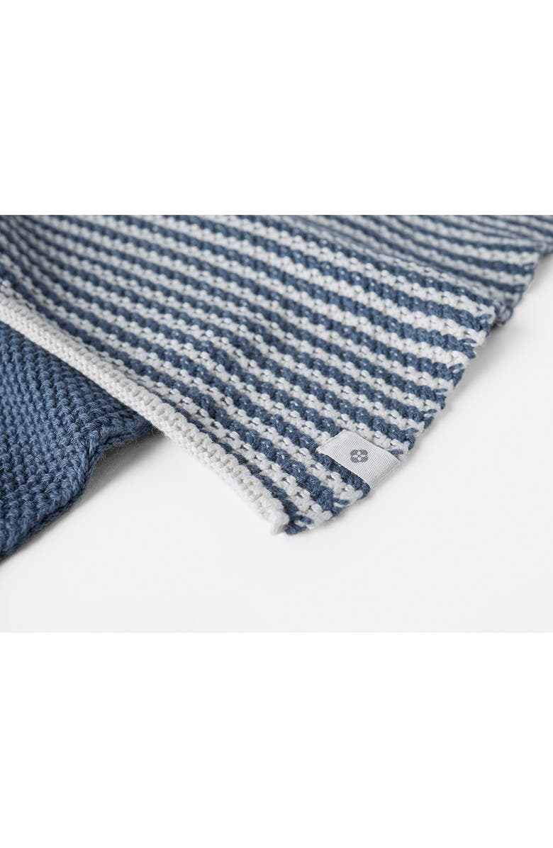 Coyuchi Shasta Set of 2 Organic Cotton Dish Cloths, Alternate, color, Blue Jay