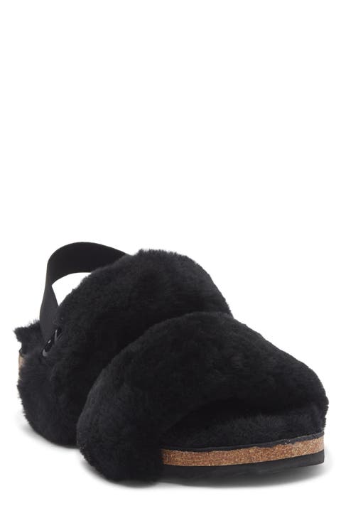 Genuine Shearing Two-Band Sandal (Women)