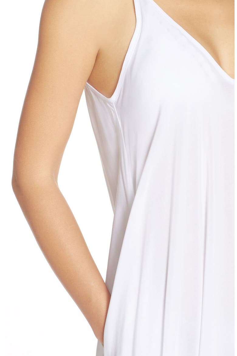 V-Back Cover-Up Maxi Dress, Alternate, color, WHITE